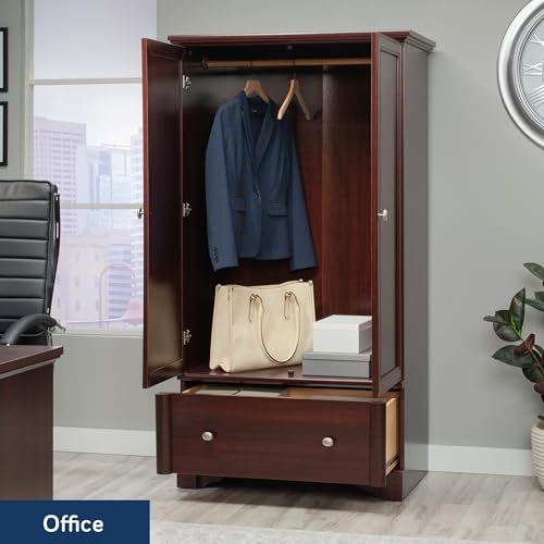 Image of Sauder Palladia Armoire, Select Cherry finish