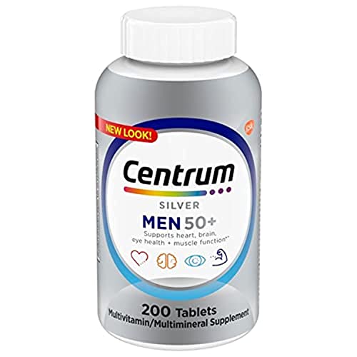 Centrum Silver Multivitamins for Men Over 50 Multimineral Supplement 200 tablet
