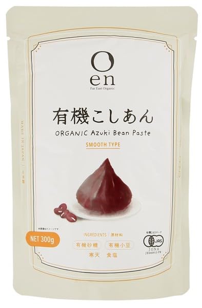 Amazon | 国産 無添加｜有機こしあん 300g ×10袋 有機JAS認定 低糖度