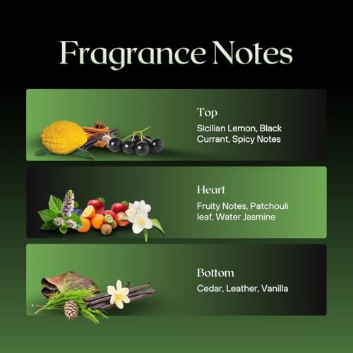 Image of Scentual Citrus Breeze Eau De Parfum, 100ML, Sicilian Lemon, Black Currant, Spicy Notes, Fruity Notes, Patchouli Leaf, Water Jasmine, Cedar, Leather, Vanilla