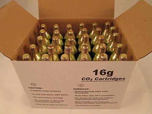 30-16g CO2 Threaded cartridges - Bike TIRE INFLATOR KEG Charger