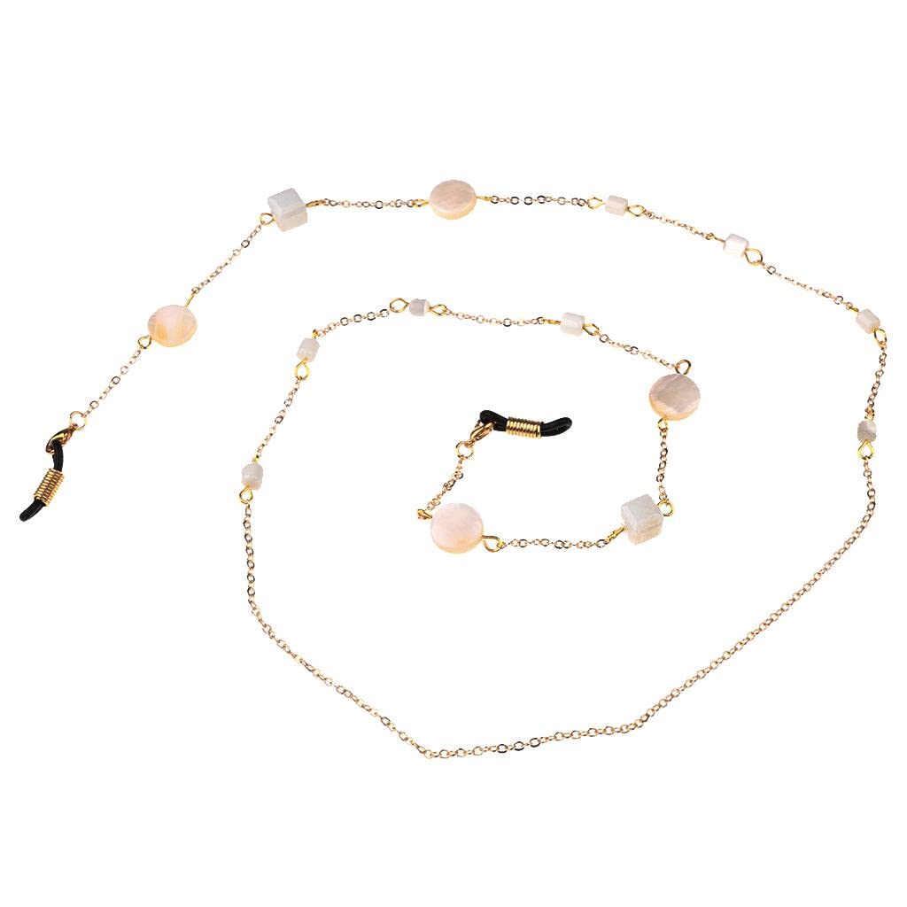 atorse Eyeglass Necklace Exquisite Delicate Sunglasses Spectacles Chain Holder Gold-picture-39