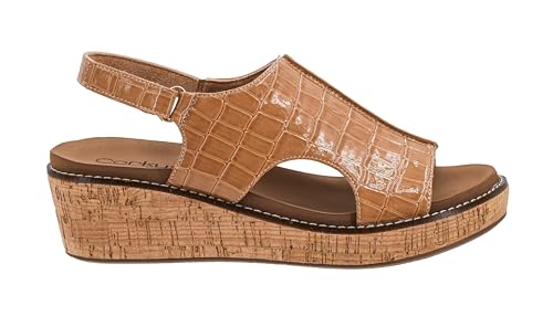 Image of Corkys Footwear Volta Wedge - Chic Elegance Meets All-Year Comfort with a 2-Inch Cork Heel and Marshmallow Insole for Stylish Everyday Wear and All-Day Comfort