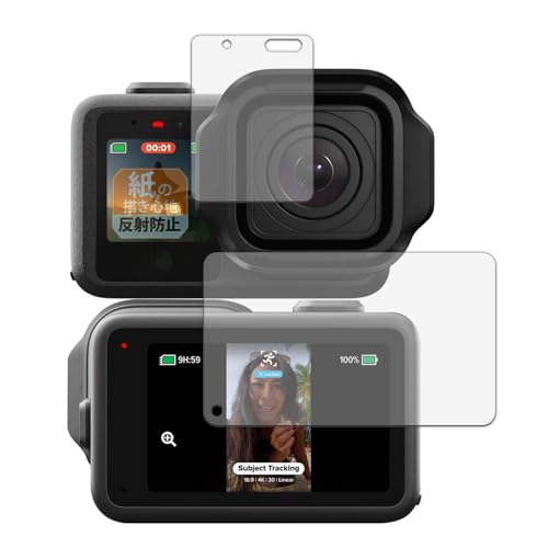 Leipsden �t�B���� GoPro MISSION 1 / MISSION 1 PRO/MISSION 1 PRO ILS (�t�����g/���A) �Ή� �ی�t�B���� ���ɏ����悤�ȏ����S�n ���˒ጸ �h�w�� ���{��