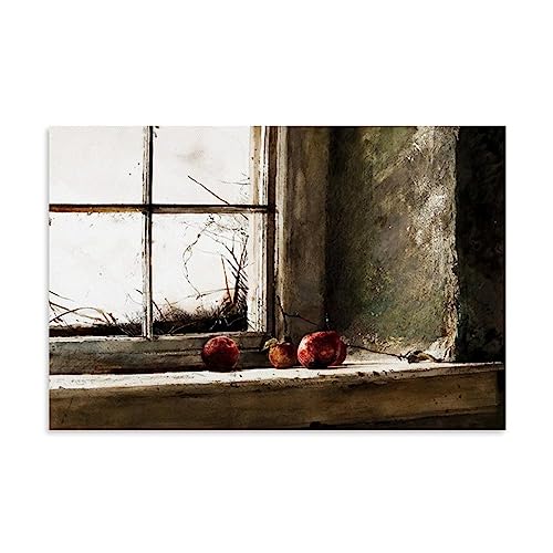 Poster Frostbitten 1962 Andrew Wyeth - Toile de décoration murale chambre 60x90 cm