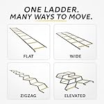 SOFTSOUL Agility Ladder 20ft 12 Rungs Premium Tangle Free Speed Training Equipment for Football Soccer Basketball Footwork Quickness Exercise Workout Drills for Kids Adults Youth Portable - Image 5