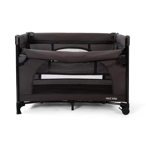 Image of RedKite Baby Dreamer Bedside Crib-Grey