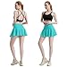 Women Tennis Skirt Golf Skorts Athletic High Waisted with 2 Pockets Inner Shorts Sport Workout Pleated Pickleball (US, Alpha, Medium, Regular, Regular, Light Blue)