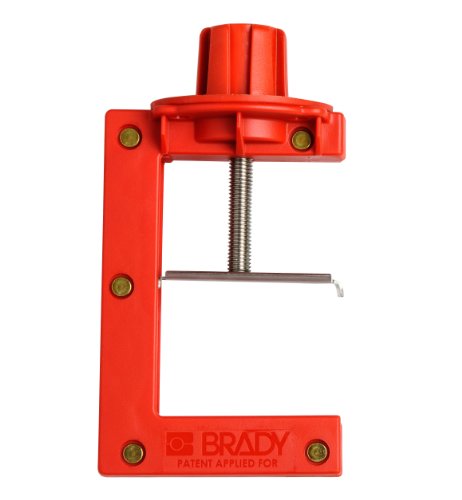 Brady 121505 Large Red, Butterfly Valve Lockout - Large (1 Each)