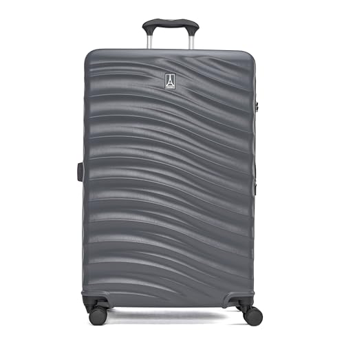 Image of Travelpro Maxlite Air V2 Hardside Expandable Checked Luggage, 8 Spinner Wheels, Lightweight Hard Shell Suitcase, TSA lock, Shadow Grey, Checked Large 28-Inch