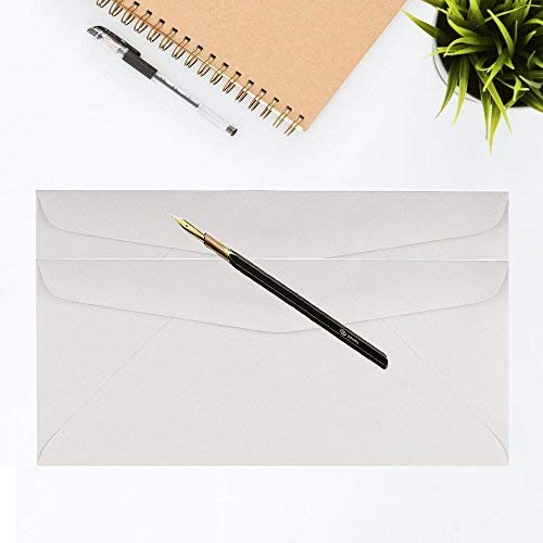 50-Color-Gray-10-Business-Envelopes-95-x-4125-Standard-Flap