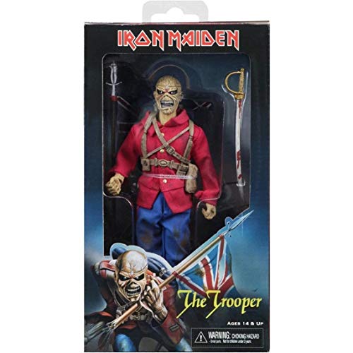 Neca Iron Maiden - Trooper 8" Clothed Action Figure #TOP1