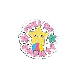 Cute Kawaii Goth Pastel Anxiety - Sticker Graphic - Auto, Wall, Laptop, Cell, Truck Sticker for Windows, Cars, Trucks