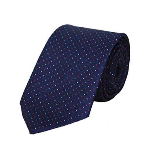 FashMade Men/Boy's Self Design Micro Fiber Formal Tie (Multicolour, 2.75 Inch Broad)