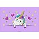 DIAMOND DOTZ DOTZIES 2593233 Original 5D Diamond Painting Set, Einhornbaby, DIY Kreativ-Mal-Kit für Diamant-Sticker und Bilder, Diamanten-Bastelset für Kinder ab 6 Jahren, Beginner