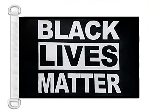 AZ FLAG Black Lives Matter Boat Flag 45x30 cm Mesh Polyester Plastic Rings — image 1