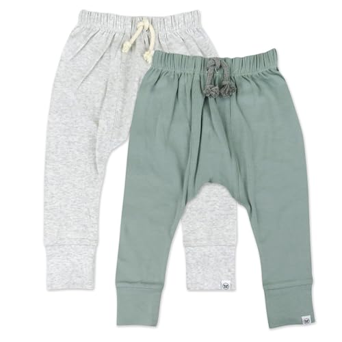 Image of Multipack Honest Pants Joggers Pull on 100% Organic Cotton for Infant Baby and Toddler, Boys, Girls, Unisex