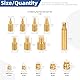 Glarks 7pcs 1.5/2/2.5/3.2/4.1/5/6.6mm Lötspitze Set, mit 1 Set Heat Set Insert Tool, 65pcs M2/M2.5/M3/M4/M5 Gewindemütter, Heat-Set Insert Tips Kit für 3D-Druck, Kunststoffteile