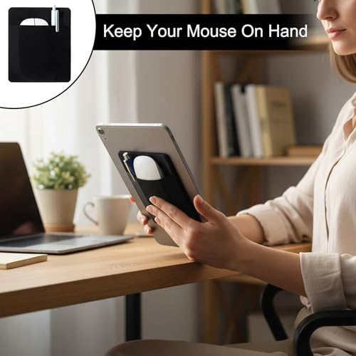 Bolsillo adhesivo para mouse que evita la pérdida de tus accesorios de laptop 3