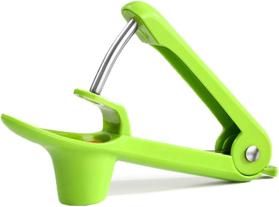 Generic Cherry Pitter Remover, Olive Core Remove Pit Tool, Seed Gadget, Stoner Corer, Portable, Green, Metal Handle
