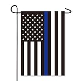 RODAOA Thin Blue Green Red Line American Police Garden Flag- 12x18 Double Sided Yard Flags Banner...