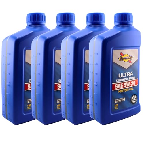 Aceite para motor Sunoco Ultra Synthetic Blend 5W-20 pack 4 miniatura 1