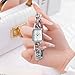 Women's Small Luxury Fashion Rectangular Chain Bracelet Quartz Watch Ladies Stainless Steel Band Dress Wristwatch Gold Silver (Silver)