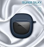 SURITCH Clear Case for Bose QuietComfort Earbuds II 2022/QuietComfort Ultra 2023/Ultra Earbuds 2nd Gen 2025,Shockproof TPU Protective Case with Carabiner & Key Ring & Transparent Logo Window(Navy) - Image 4