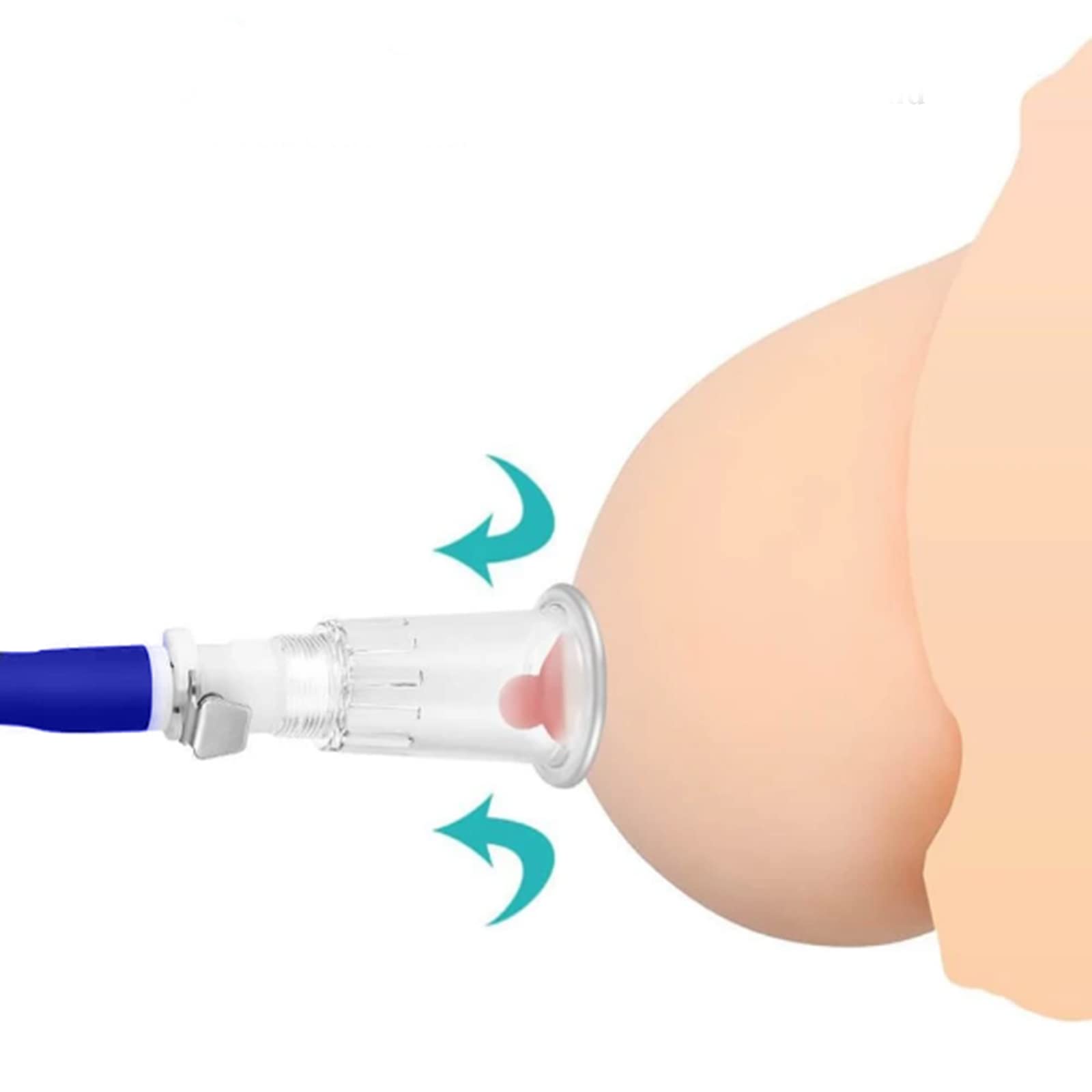 Brustwarzensauger Brustwarzenpumpen Mit 3 Verschiedenen Größen Brustmassagegerät Vergrößerungsstimulator Korrektur Brustwarzen Klitorisstimulator Brustvergrößerungsgerät Masturbator