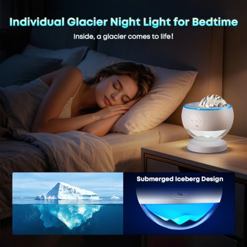 One Fire Projecteur Ciel Etoile,300 Modes Veilleuse Enfant LED Chambre, 15 Bruit Blanc+Bluetooth Lampe Lampe Aurore BoréAle,Sunset Lamp Decoration Chambre,Cadeau Ado Garçon Cadeau Fille 10 Ans-16 Ans – vue 5