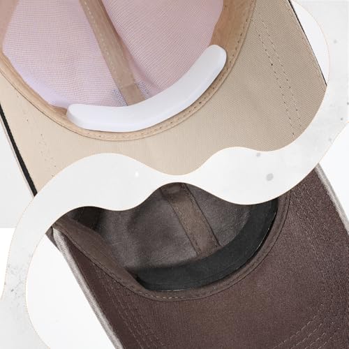 Bewudy 30 Stück Hutgrößen Reduzierer, 5mm Selbstklebend Hut Größe Reduzierer Schaumstoff Hut Verkleinerung Hutverkleinerer Hut-Schweißband Klebeband für Verschiedene Arten von Hüten (Schwarz, Weiß)