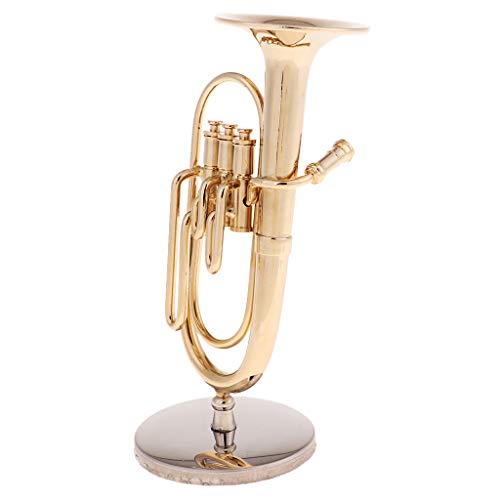 Tuba en métal 1/6 pour diorama musical et décor de figurine