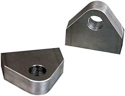 AtoZ Fabrication Pair of Flat Face Clevis Mounts (With D-Rings)
