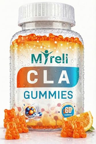 CLA 1000mg Vegan Gummies for Men and Woman 1000mg - 60 Vegan Conjugated Linoleic Acid Chews for Lean Body Support & Caloric Regulation, Resistance Supplement Chews for Muscle, Sugar-Free, Non-GMO