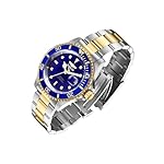 Invicta-Stainless-Steel-Pro-Diver-Analog-Blue-Dial-Watch-for-Men-26972-Gold-Band