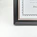 FRAMEWOLD Flat Edge Picture Frames A4 Black 8.3x11.7 inch Photo. Plastic Panel(not Glass).Gold Decorative Edge.