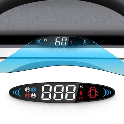 Para Tesla Model 3/Y 2019-2023 HUD Head Up Display Pantallas LCD Velocímetros, Pantallas Head-up Velocímetro HUD
