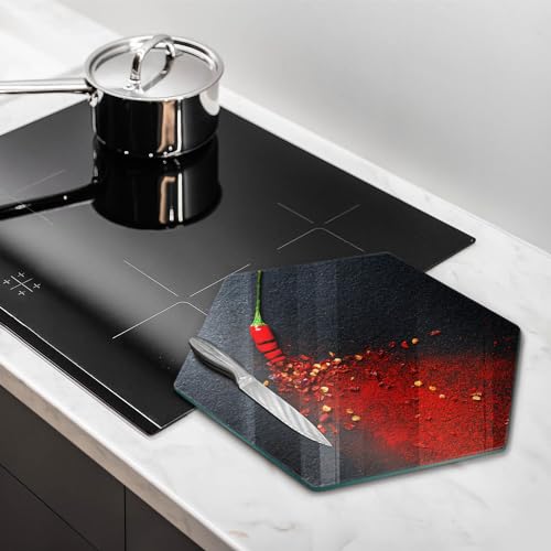 Plaque de Protection Induction Résistante Wallfluent Hectagonale