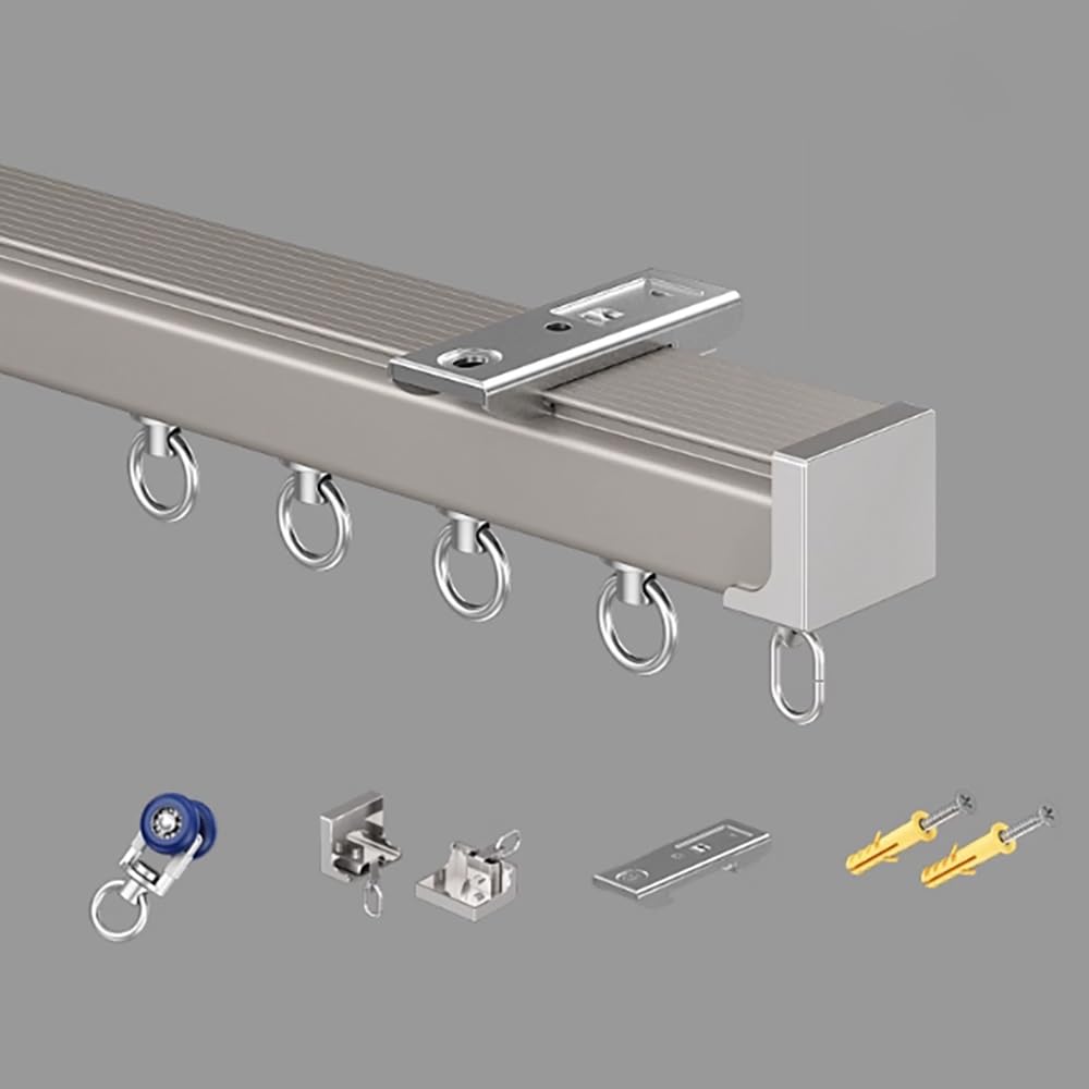 Tringle à rideaux coulissante 1,8m en rail robuste