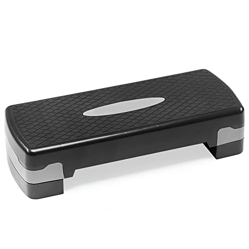 Albert Austin Aerobic Step | Step Up Box For Exercise | Non Slip Height Adjustable Workout Fitness Exercise | Cardio Exercise Step Box | Portable Gym Step Board | Lightweight Aerobic Step Platform