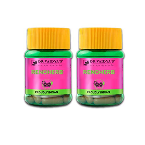 DR. VAIDYA’S Renoherb Capsules, 30 Capsules Each (Pack of 2) DR. VAIDYA’S Renoherb Capsules, 30 Capsules Each (Pack of 2)