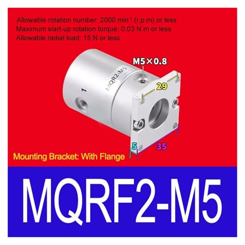 Joint rotatif faible couple MQR12-M5 à haute fluidité de rotation - 3