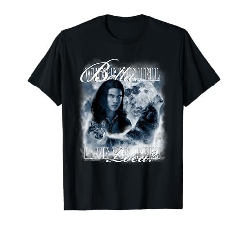Twilight Saga Retro Jacob Wolf Moon Loca Movie T-Shirt