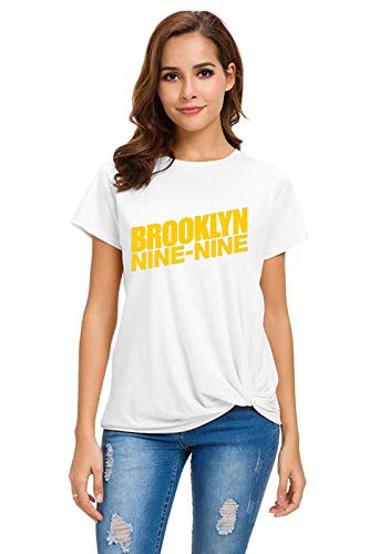 Workshop Graphic Printed T-Shirt for Women | Funny Quote Brooklyn Nine - Nine| English Slogan Stylish T Shirt | Round Neck Tees | 100% Cotton T Shirts | Half Sleeve Office tees