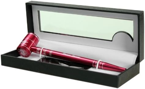 Screen Queen Screenless Aluminium Red Metal Pipe in a Gift Box
