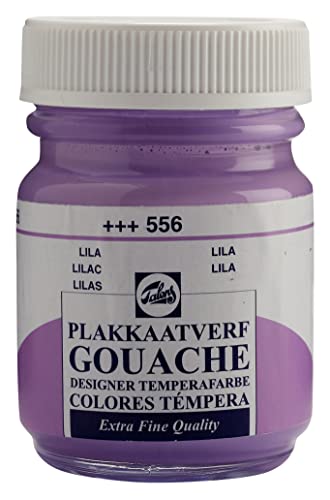 Talens Gouache Extra Fine Quality - 50 ml Lilas 556 - Peinture mate hautement pigmentée