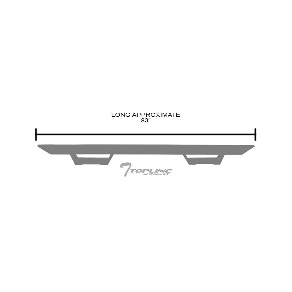 Matte Black Modular Drop Step Side Nerf Bars Rail Running Boards Compatible with 09-18 Dodge Ram 1500/19-24 Classic / 10-18 2500 3500 4500 5500 Crew Cab