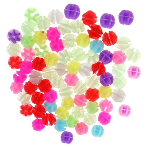 BCOATH Plastic Beads Bike Wheel Spoke Beads 180pcs Night Light Decor Spoke Balls for Bicycles Easy Install