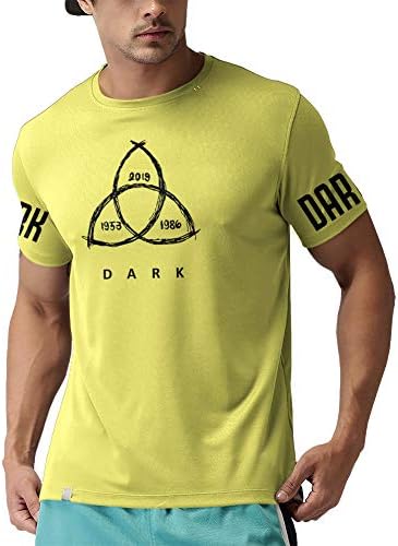 Unisex Dark T-Shirt |Netflix T-Shirts|Web Series t-Shirt| Dark Boy t-Shirt| Monster t-Shirt | Racer t-Shirt| Funky t-Shirt NT-01-DARK-LOGO-YE-1