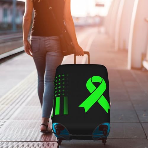 Travel Luggage Cover National Depression Screening Day Fashion Washable Baggage Suitcase Protector Fit For Luggage Large 7